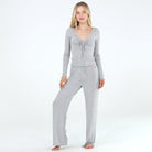 Dreamland Lounge Set in Heather Grey - Loungewear - X-Large