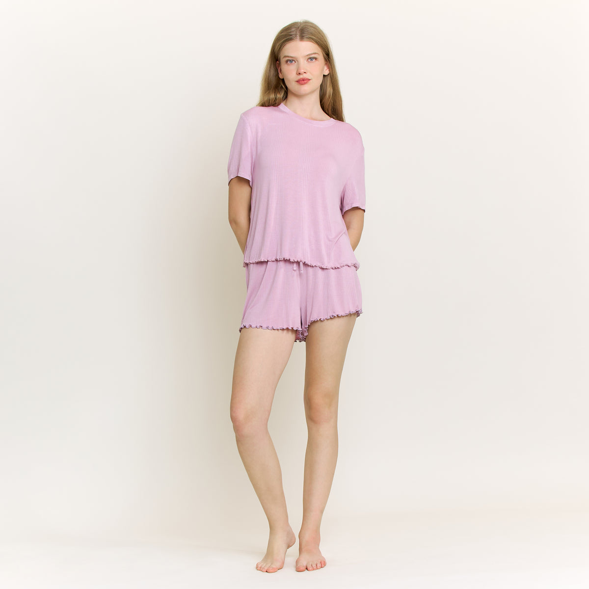 Dreamland Shortie Set in Iris Bloom - Sleepwear & Loungewear -