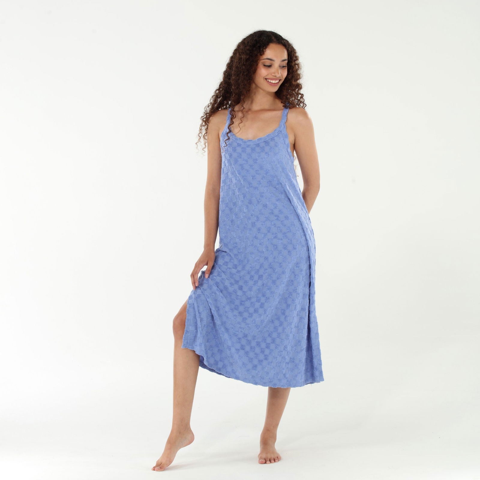 Easy Does It Dress in Newport Check - Loungewear - X-Large