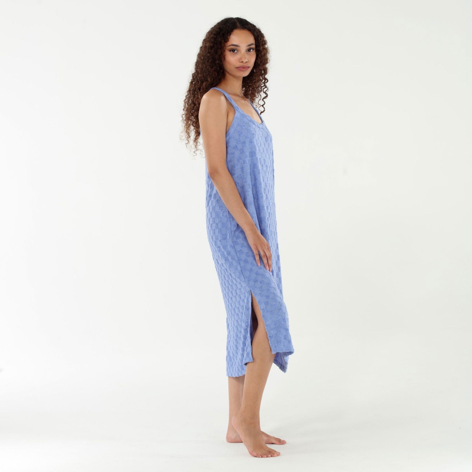 Easy Does It Dress in Newport Check - Loungewear -