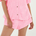 Easy Does It Shortie PJ Set In Sundown Pineapples - Sleepwear & Loungewear -