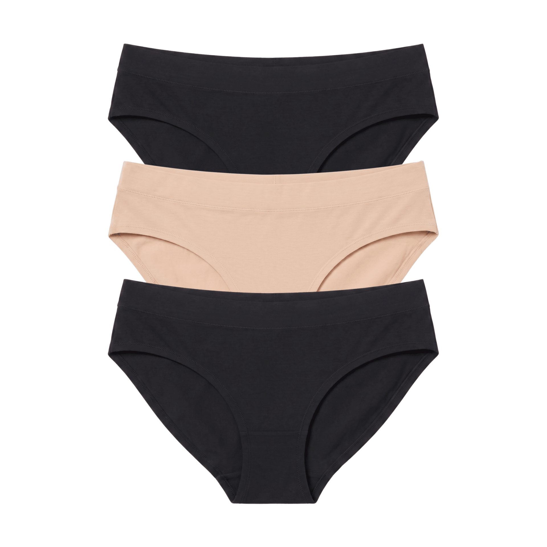 Emery Bikini 3-Pack in Basics - -