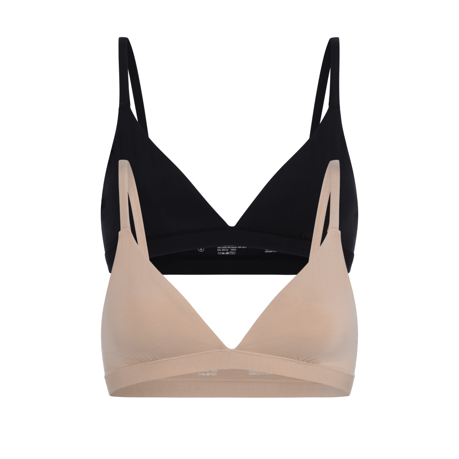 Emery Bralette 2-Pack in Basics - -