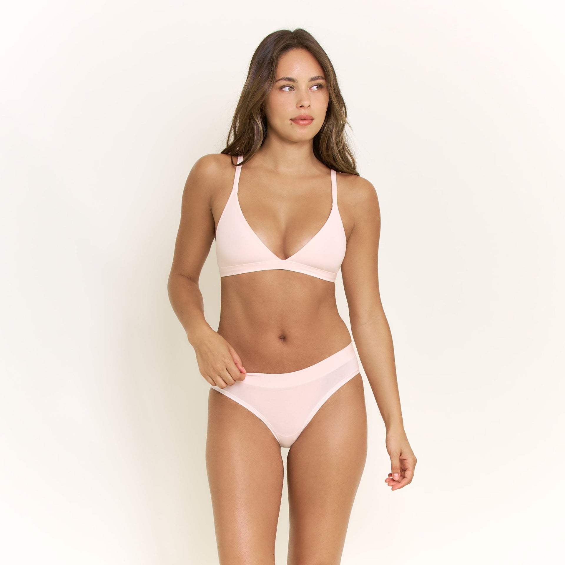 Emery Bralette in Ballet Slipper - Honeydew - XS