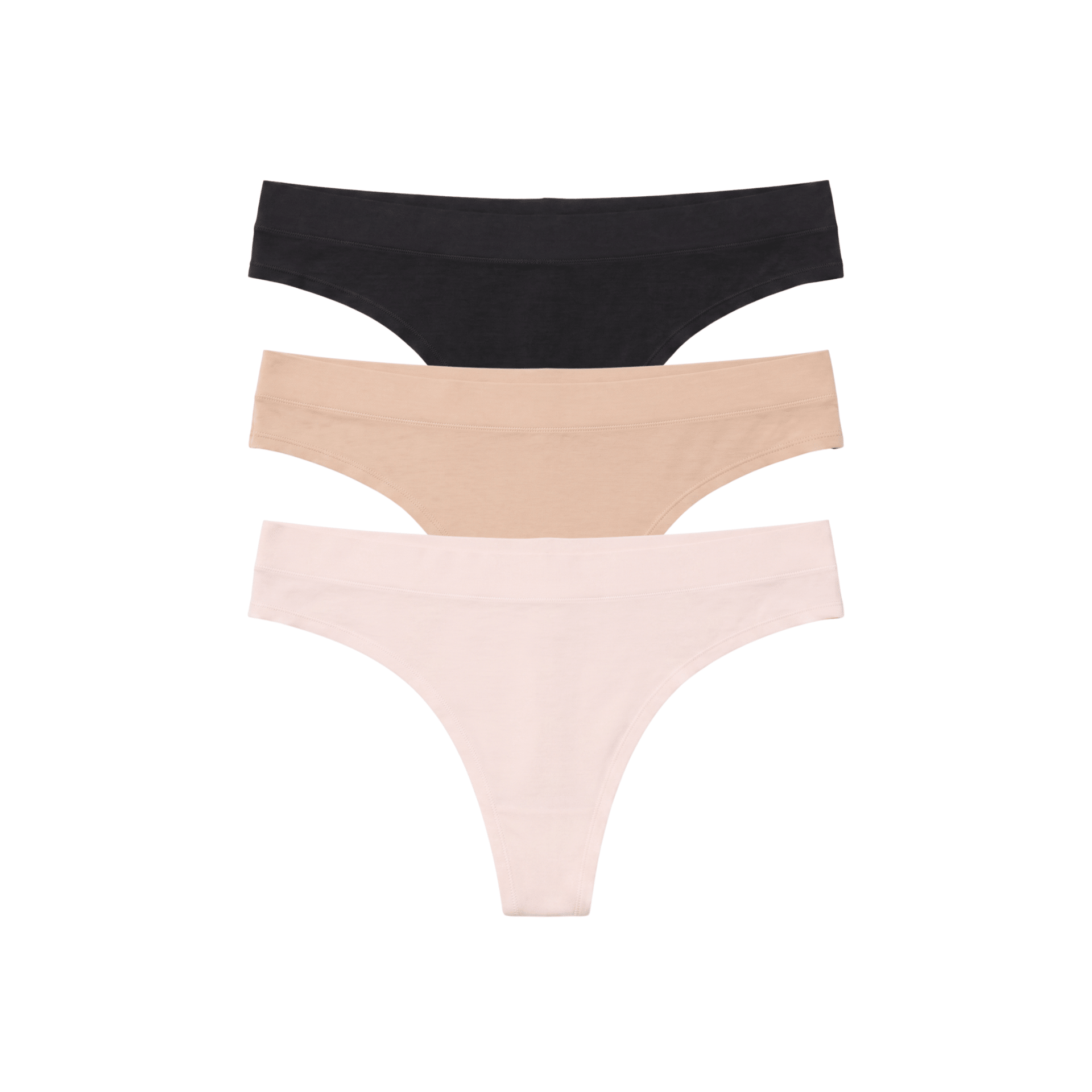 Emery Thong 3-Pack in Basics & Ballet Slipper - -