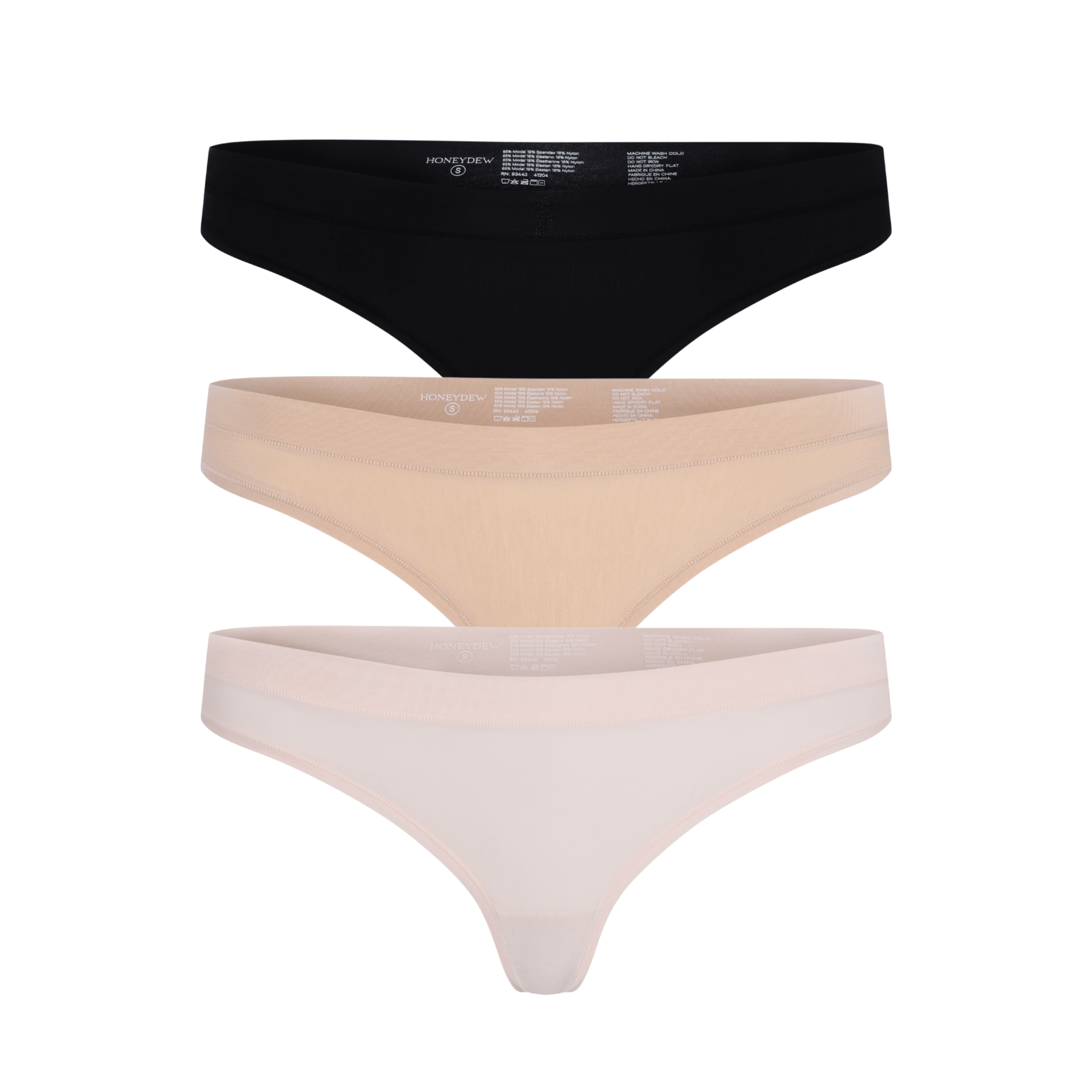 Emery Thong 3-Pack in Basics & Ballet Slipper - -