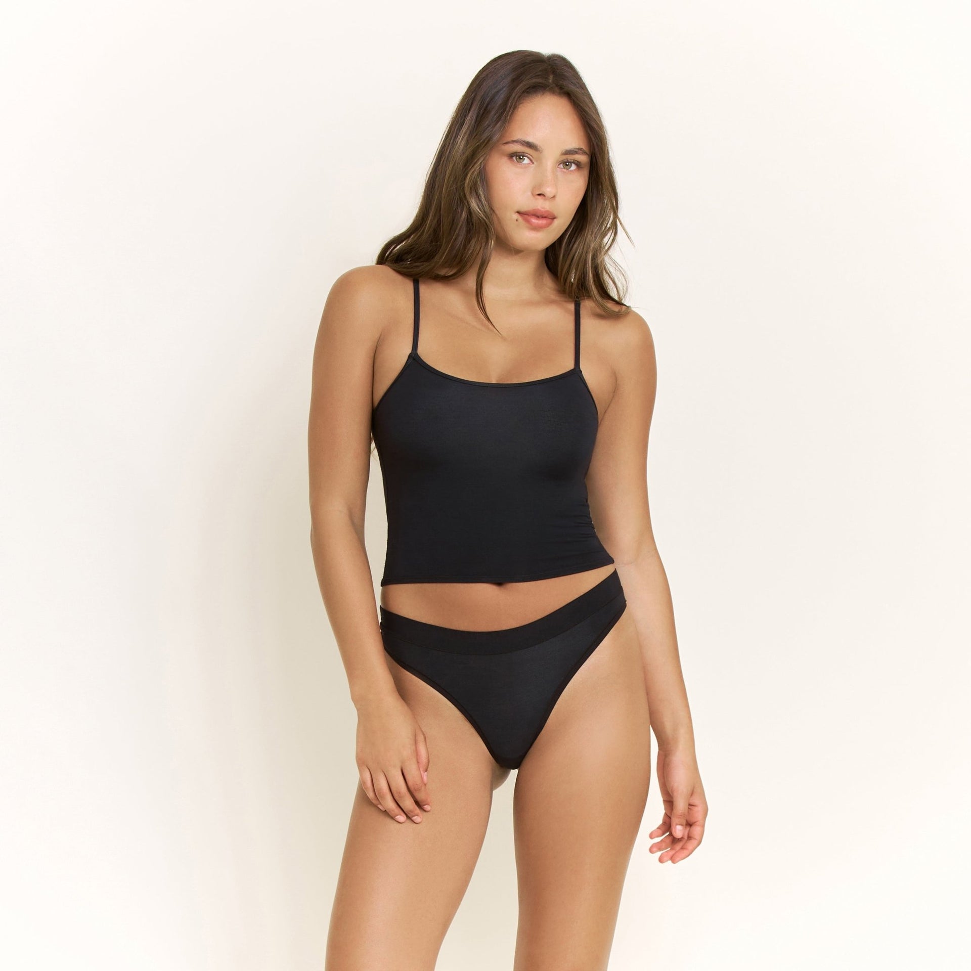 Emery Thong in Black - -