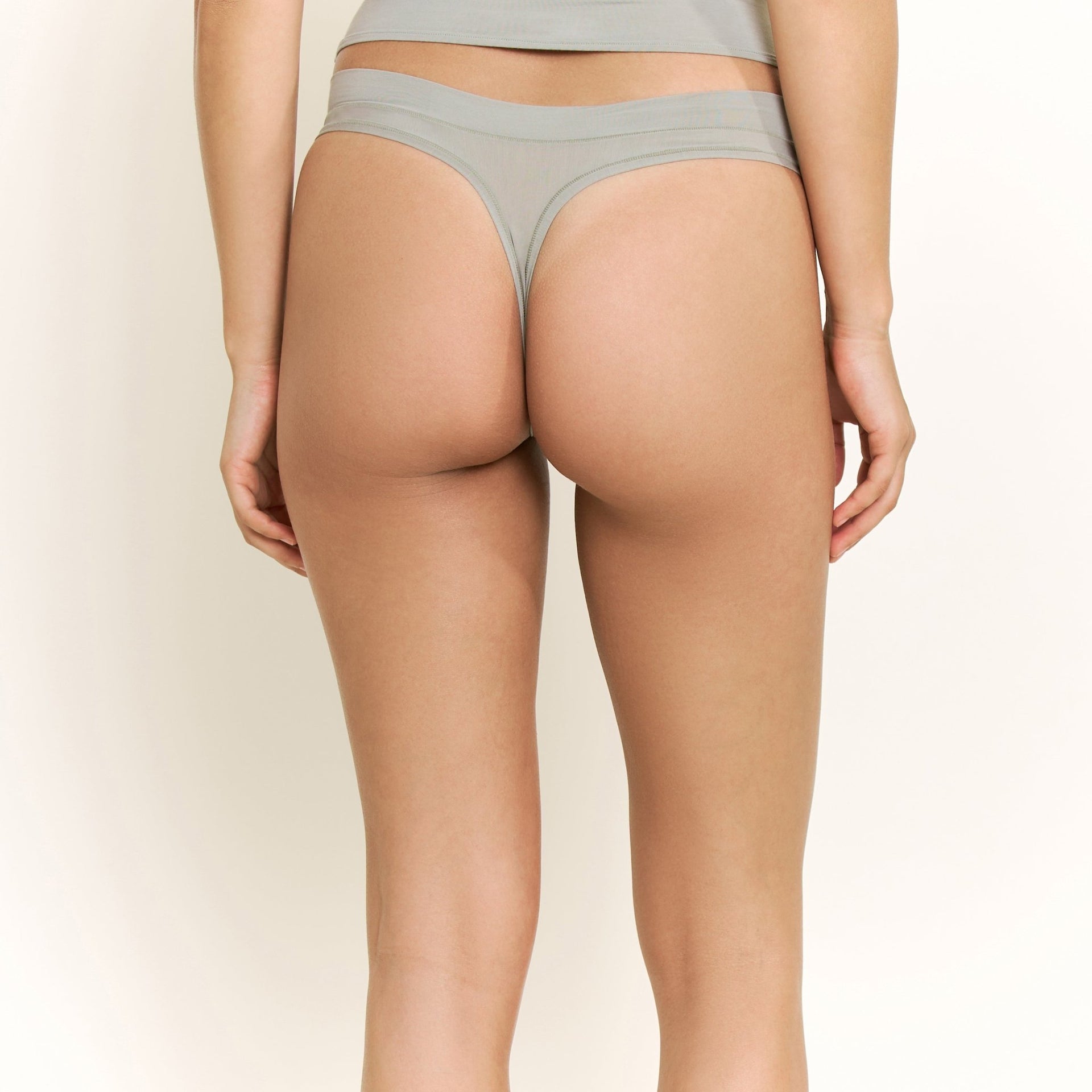 Emery Thong in Soft Olive - -