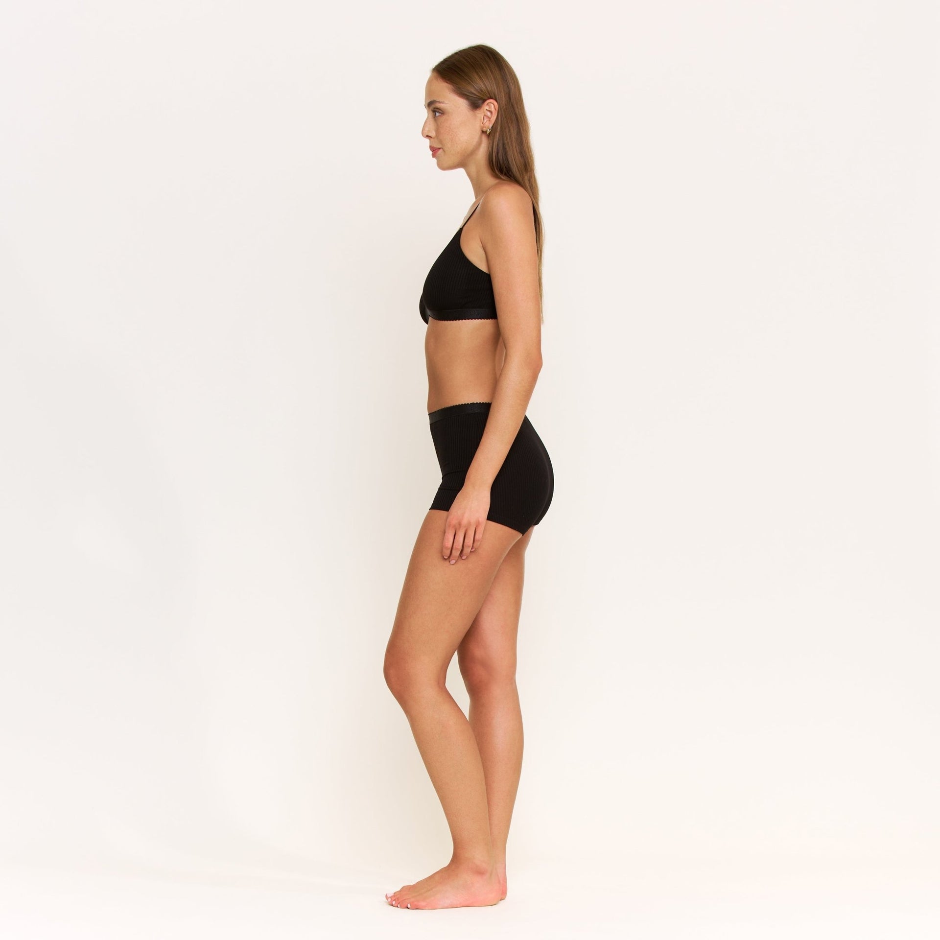 Emma Boyshort in Black - -
