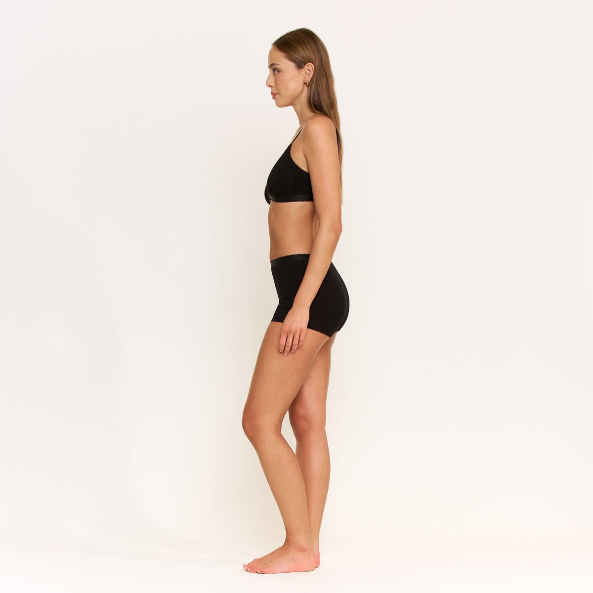 Emma Boyshort in Black - Underwear -