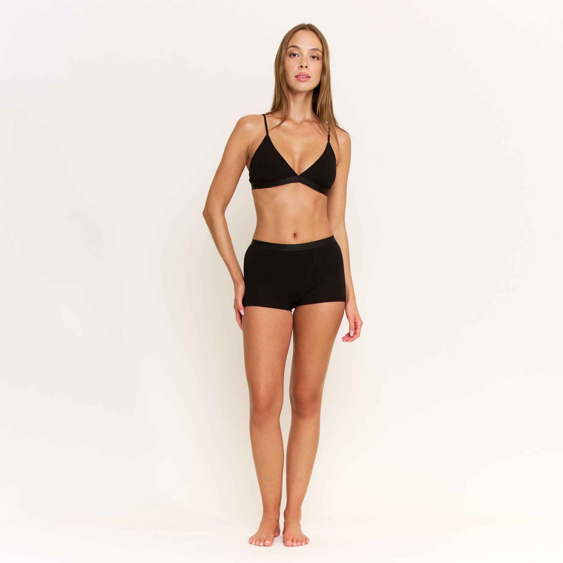 Emma Boyshort in Black - -