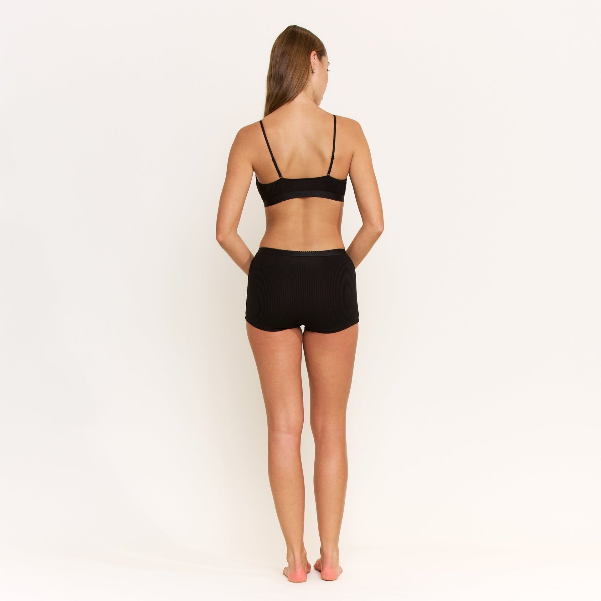 Emma Boyshort in Black - -