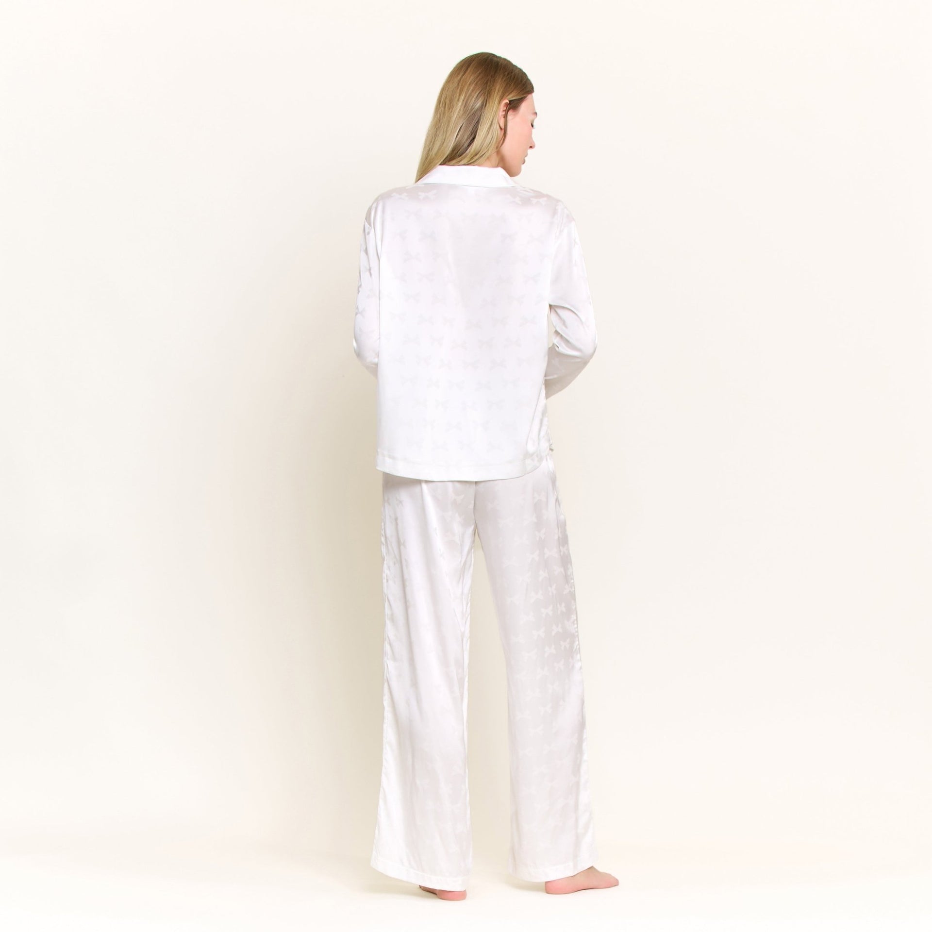 Forever Mine Long PJ Set in White - Sleepwear & Loungewear -