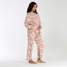 Golden Hour Long PJ Set In Aurora Horses - - X-Large