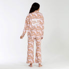 Golden Hour Long PJ Set In Aurora Horses - -