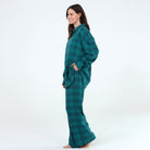 Golden Hour Long PJ Set In Bayberry Plaid - Sleepwear & Loungewear -