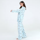 Golden Hour Long PJ Set In Tinsel Disco Balls - Sleepwear & Loungewear -