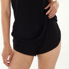 Good Times Tank Shortie Set in Black - Sleepwear & Loungewear -