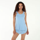 Good Times Tank Shortie Set In Pisces - Sleepwear & Loungewear - XL