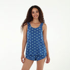 Good Times Tank Shortie Set In Ripple Sunrise - Sleepwear & Loungewear - X-Large