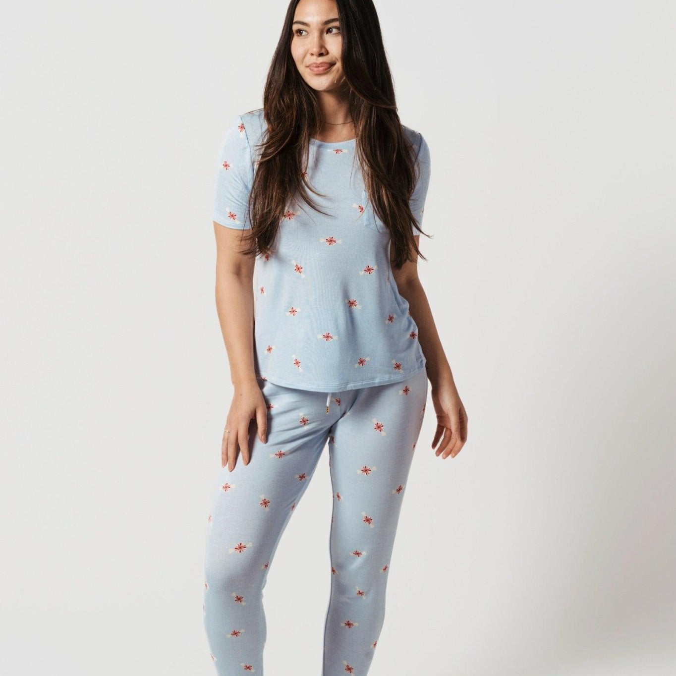 Good Times Tee Pant Set - Loungewear - Frost Candy