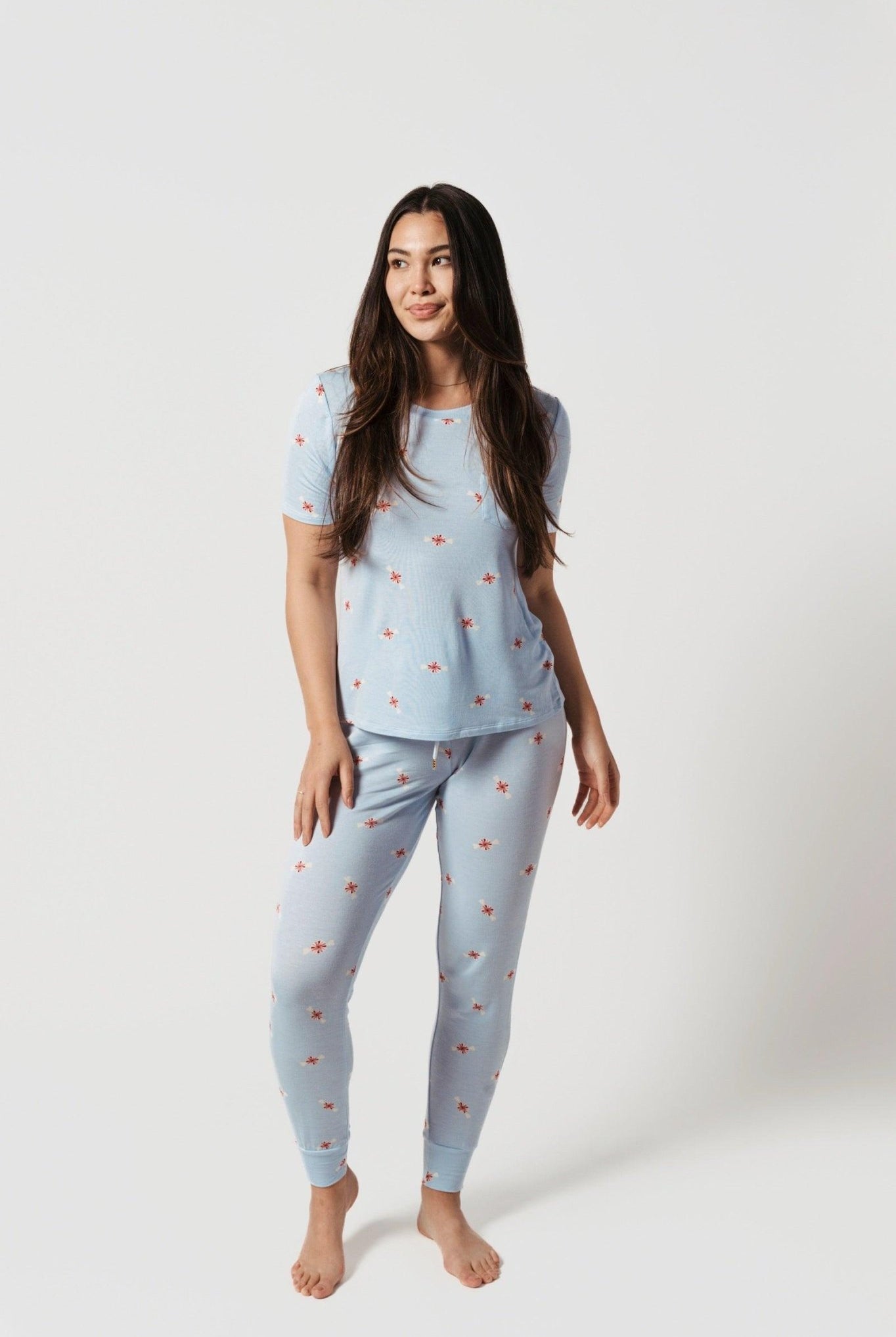 Good Times Tee Pant Set - Loungewear - Frost Candy