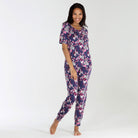 Good Times Tee Pant Set In Nova Foliage - Loungewear - X-Large