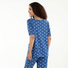 Good Times Tee Pant Set In Ripple Sunrise - Loungewear -