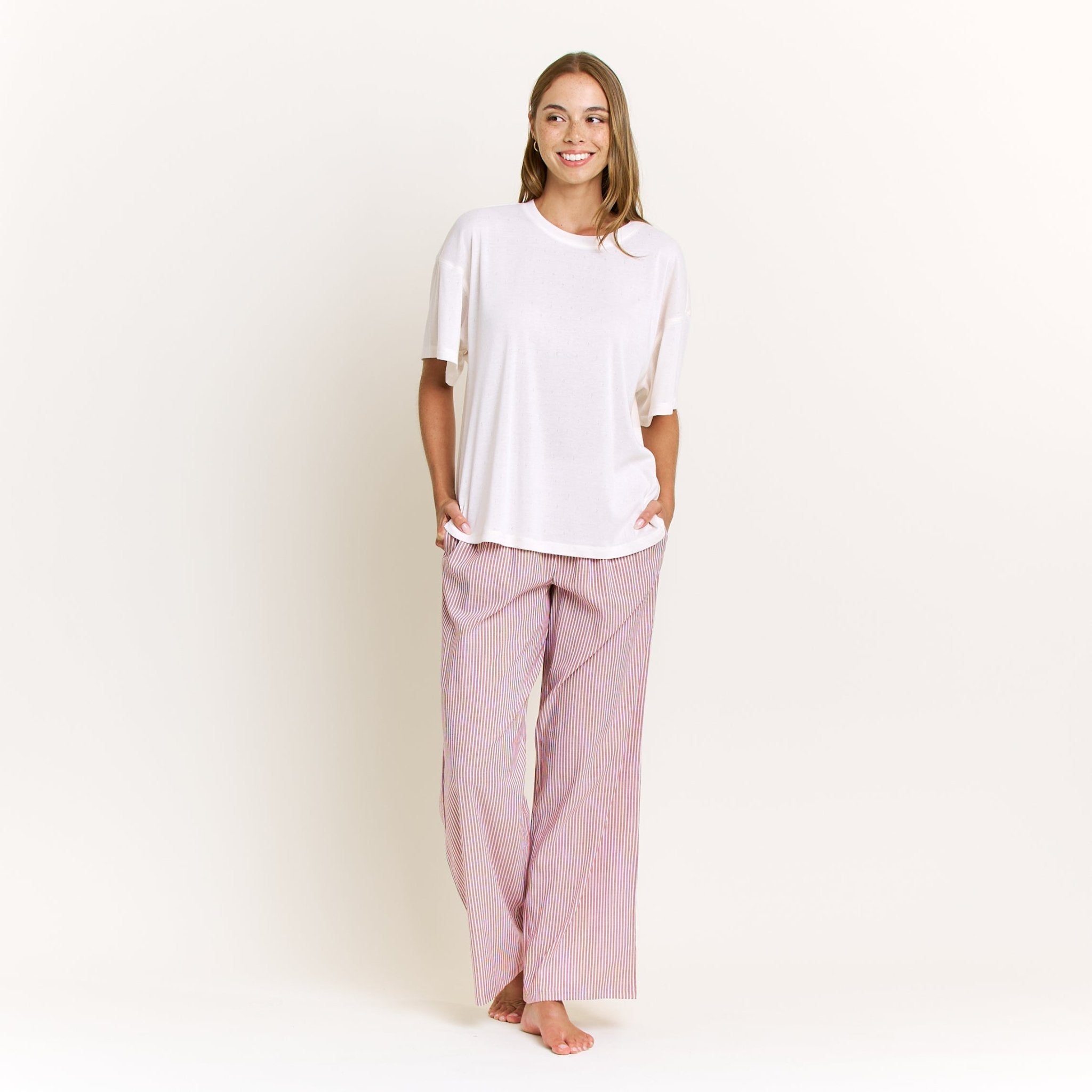 Hangout Pant in Alaskan Stripe - Loungewear - XL
