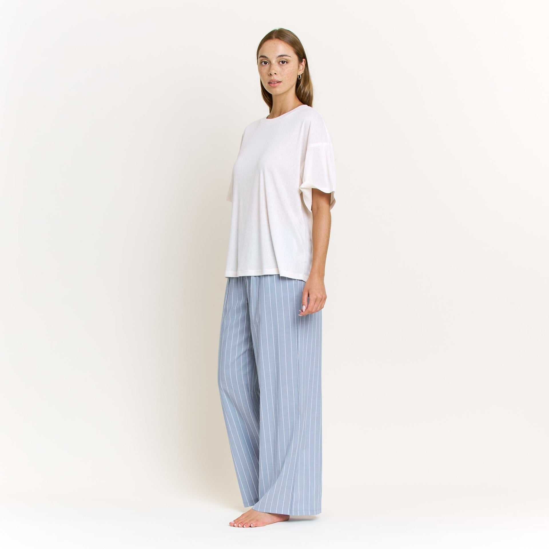 Hangout Pant in Chambray Stripe - Loungewear -