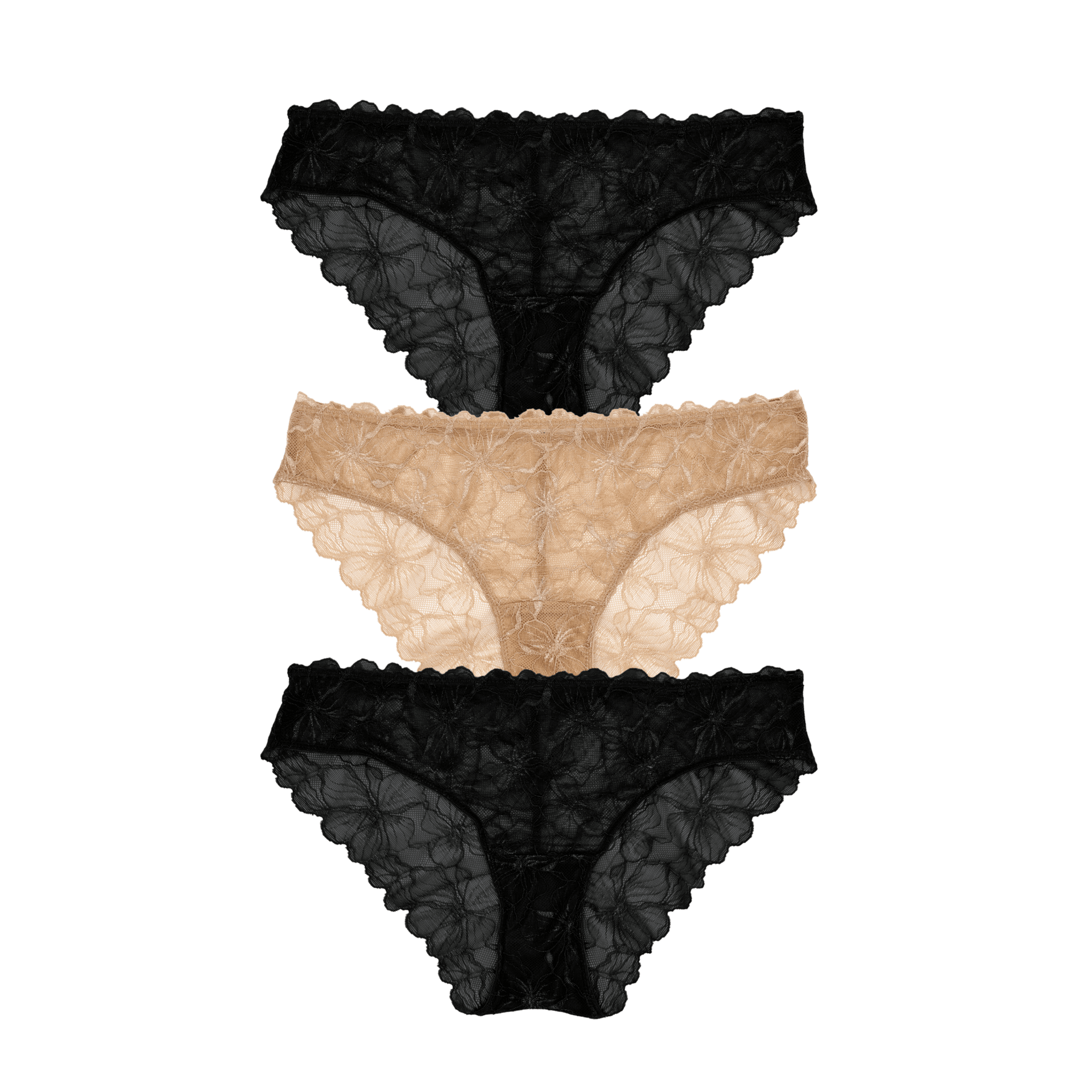 Jessa Bikini 3-Pack in Basics - -