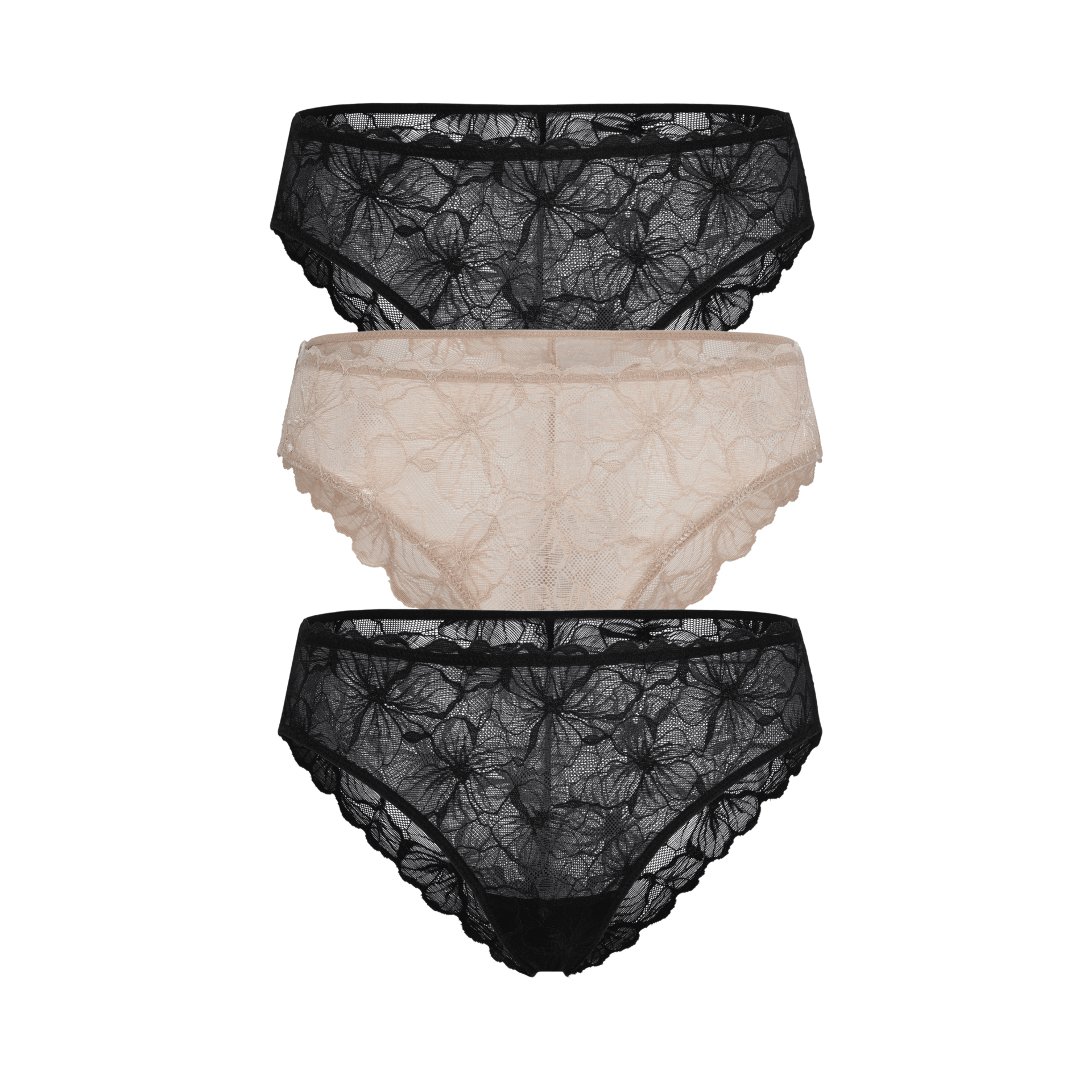 Jessa Bikini 3-Pack in Basics - -
