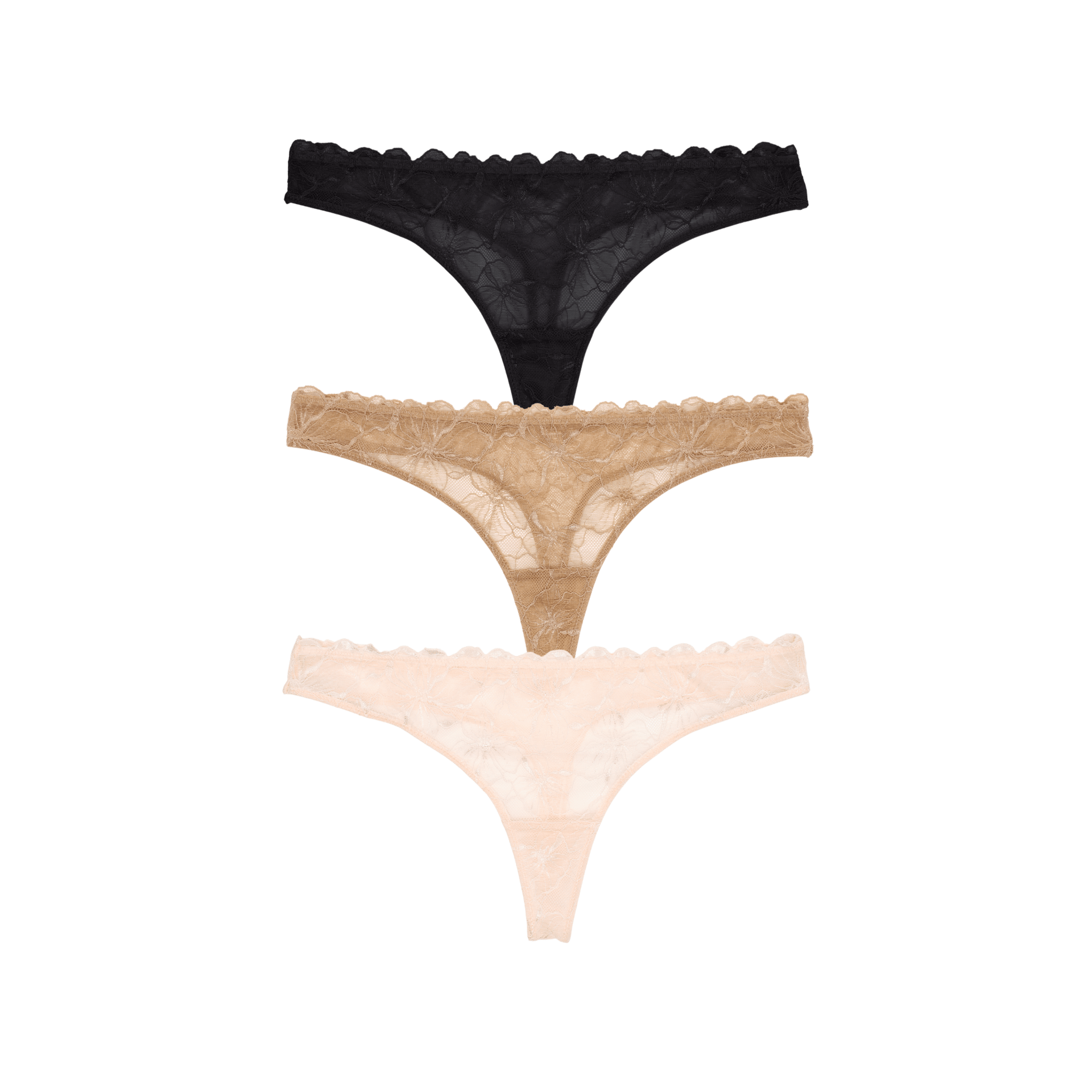Jessa Thong 3-Pack in Basics & Ballet Slipper - -
