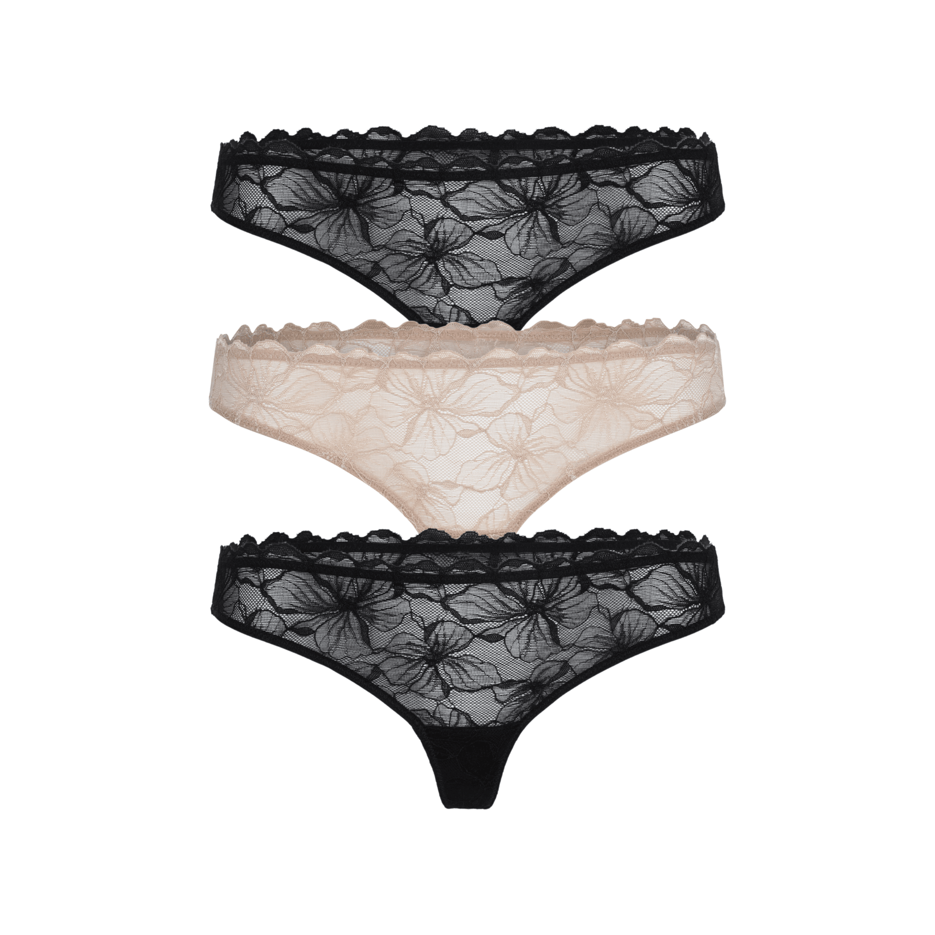 Jessa Thong 3-Pack in Basics - -