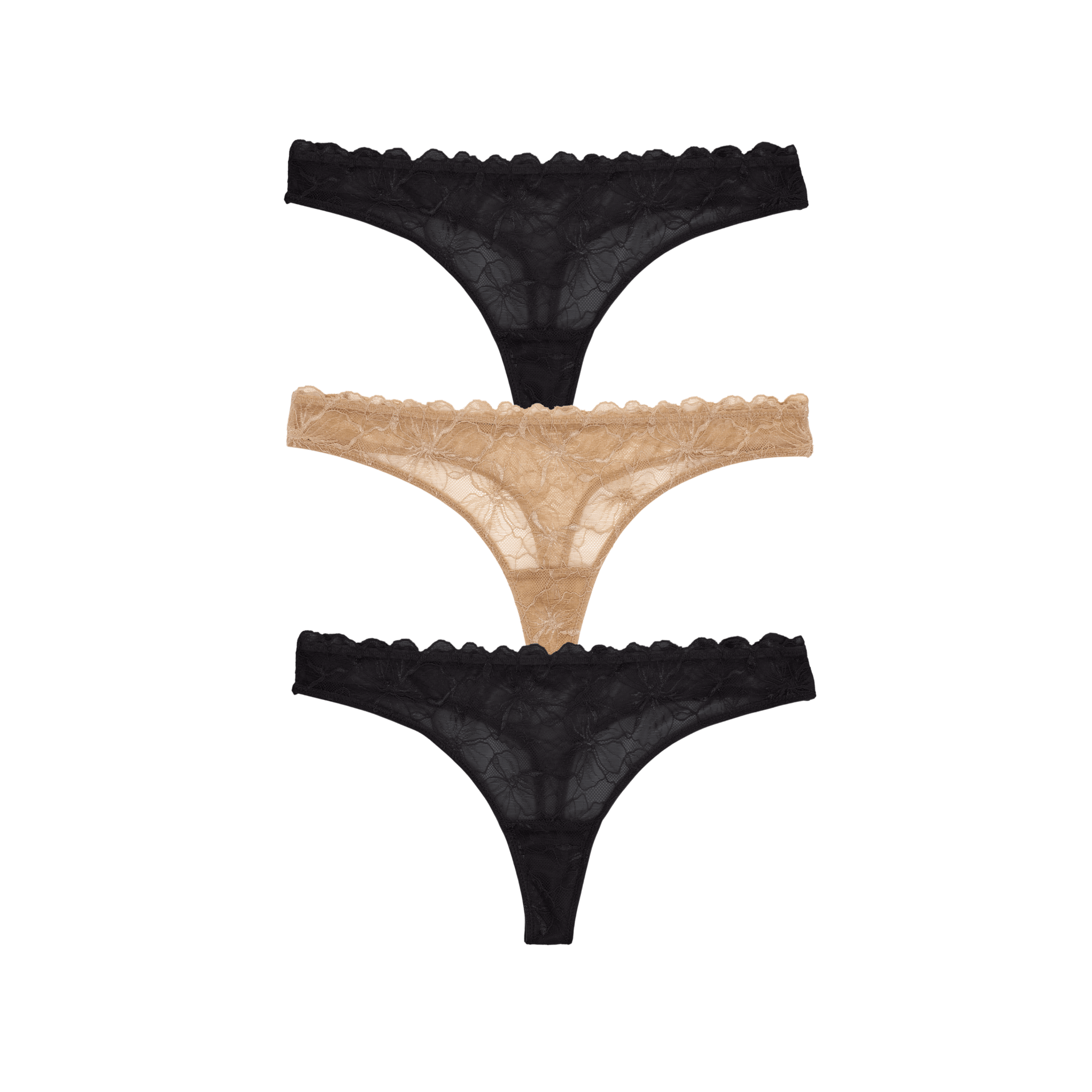 Jessa Thong 3-Pack in Basics - -