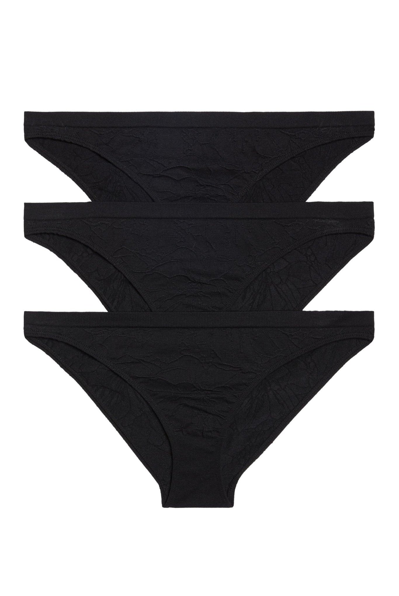 Keagan Bikini 3-Pack - Panty - Black Black
