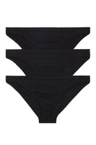 Keagan Bikini 3-Pack - Panty - Black Black