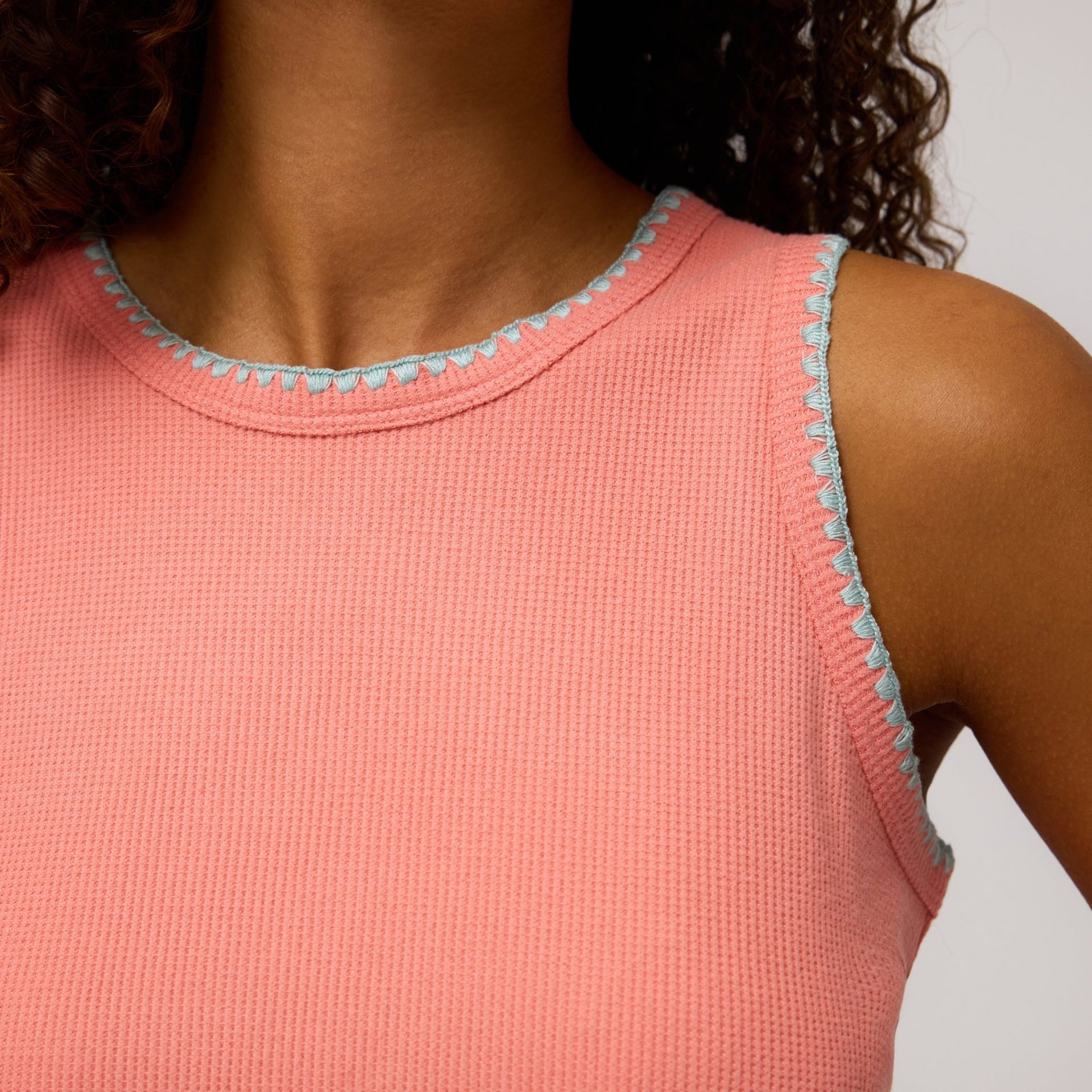 Kickback Tank Shortie Set in Tango - -