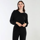 Level Up Sweatshirt In Black - Sleepwear & Loungewear - X-Large