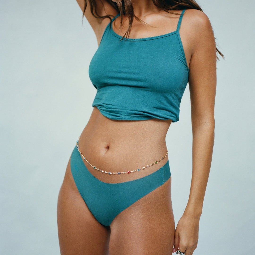 Like Nothing Thong in Bluegrass - Underwear -
