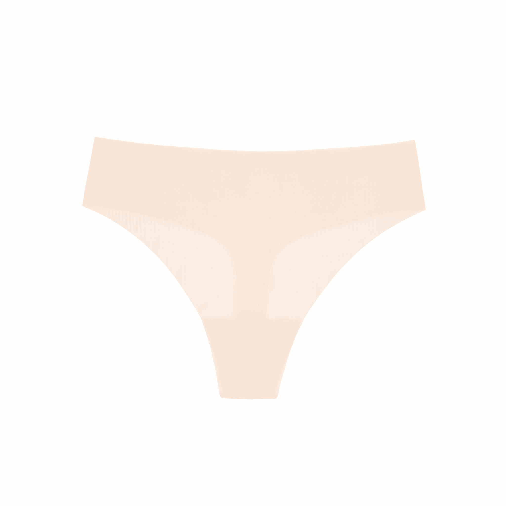 Like Nothing Thong in Sunset Coral - -