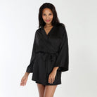 Love Story Robe In Black - Robe -