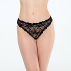 Maria Lace Thong in Black - Thong -