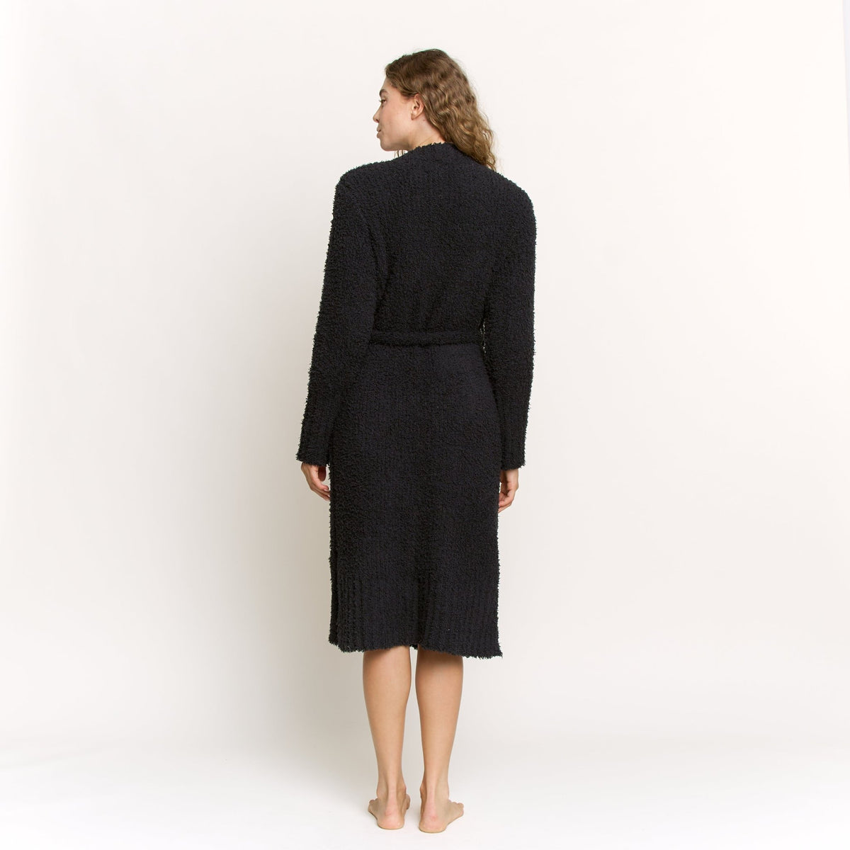 Morning Brew Robe In Black - Robe -