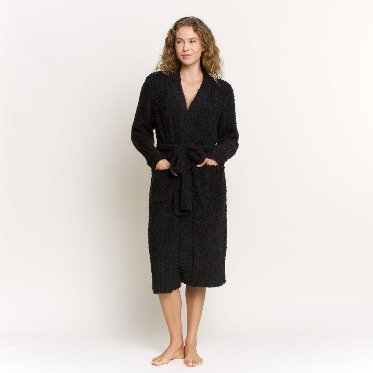 Morning Brew Robe In Black - Robe - XL