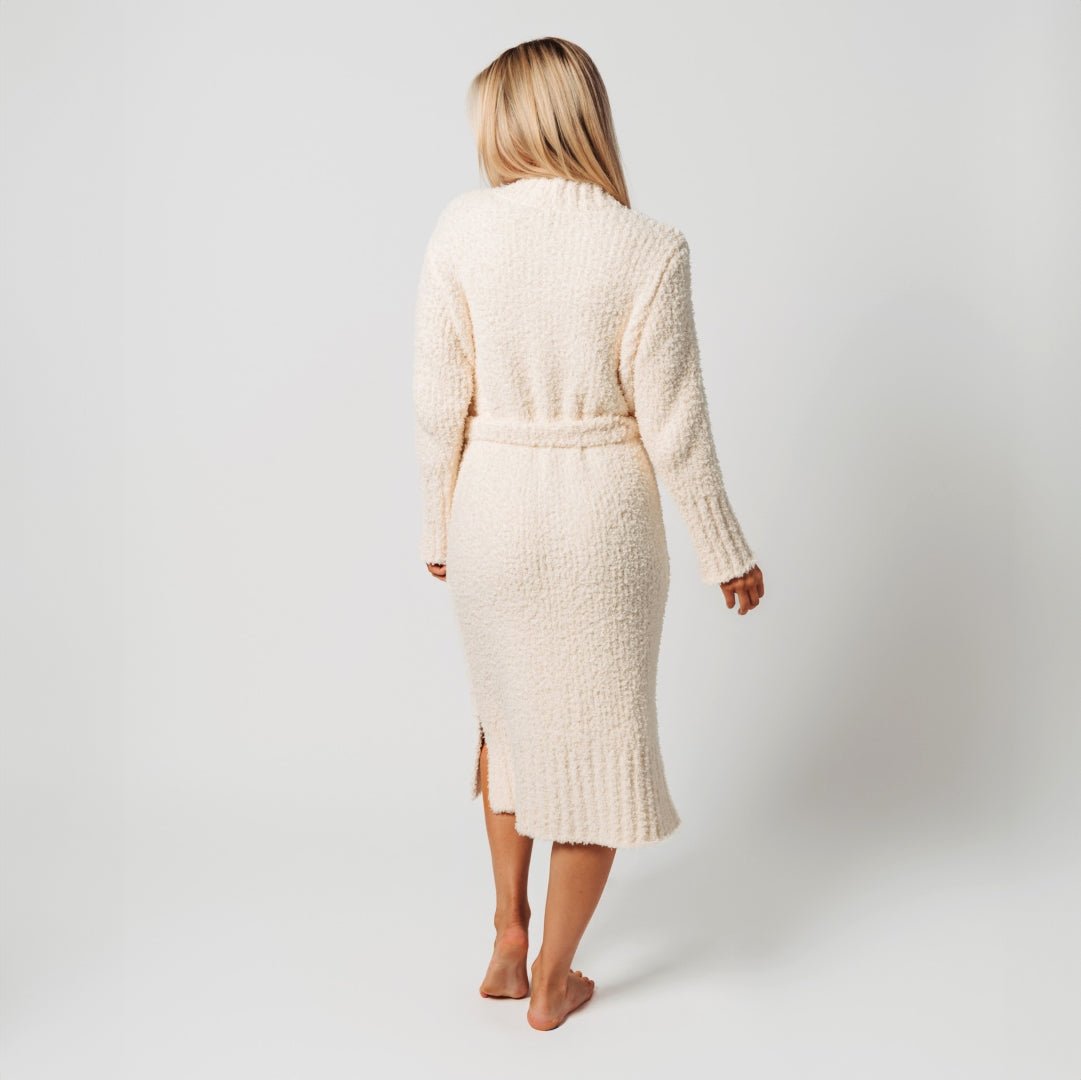 Morning Brew Robe In Ivory - Robe -