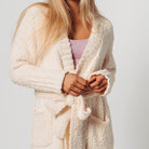 Morning Brew Robe In Ivory - Robe -