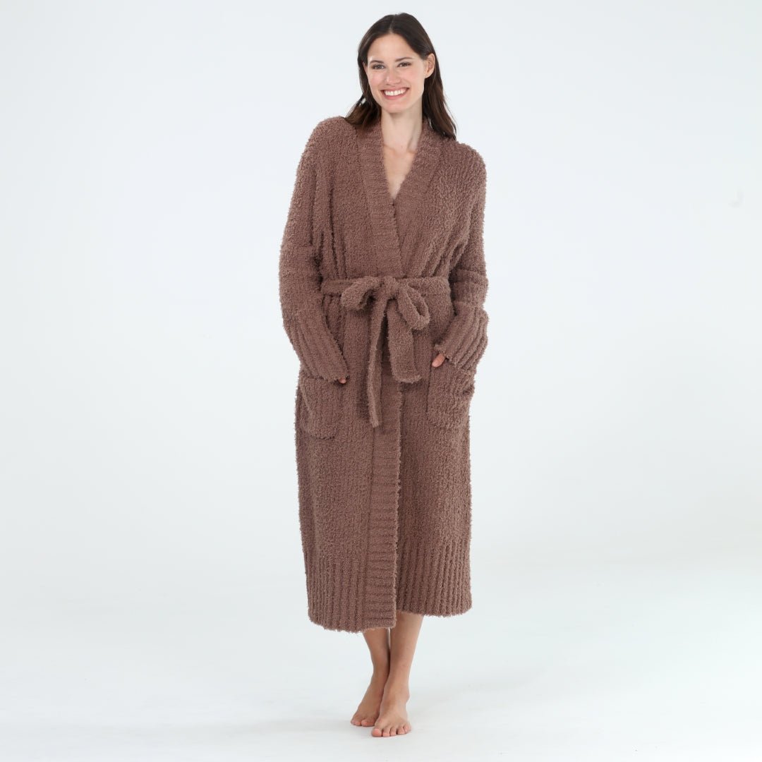 Morning Brew Robe In Mushroom - Robe - X-Large