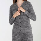 New Moon Lounge Set In Black - Loungewear -