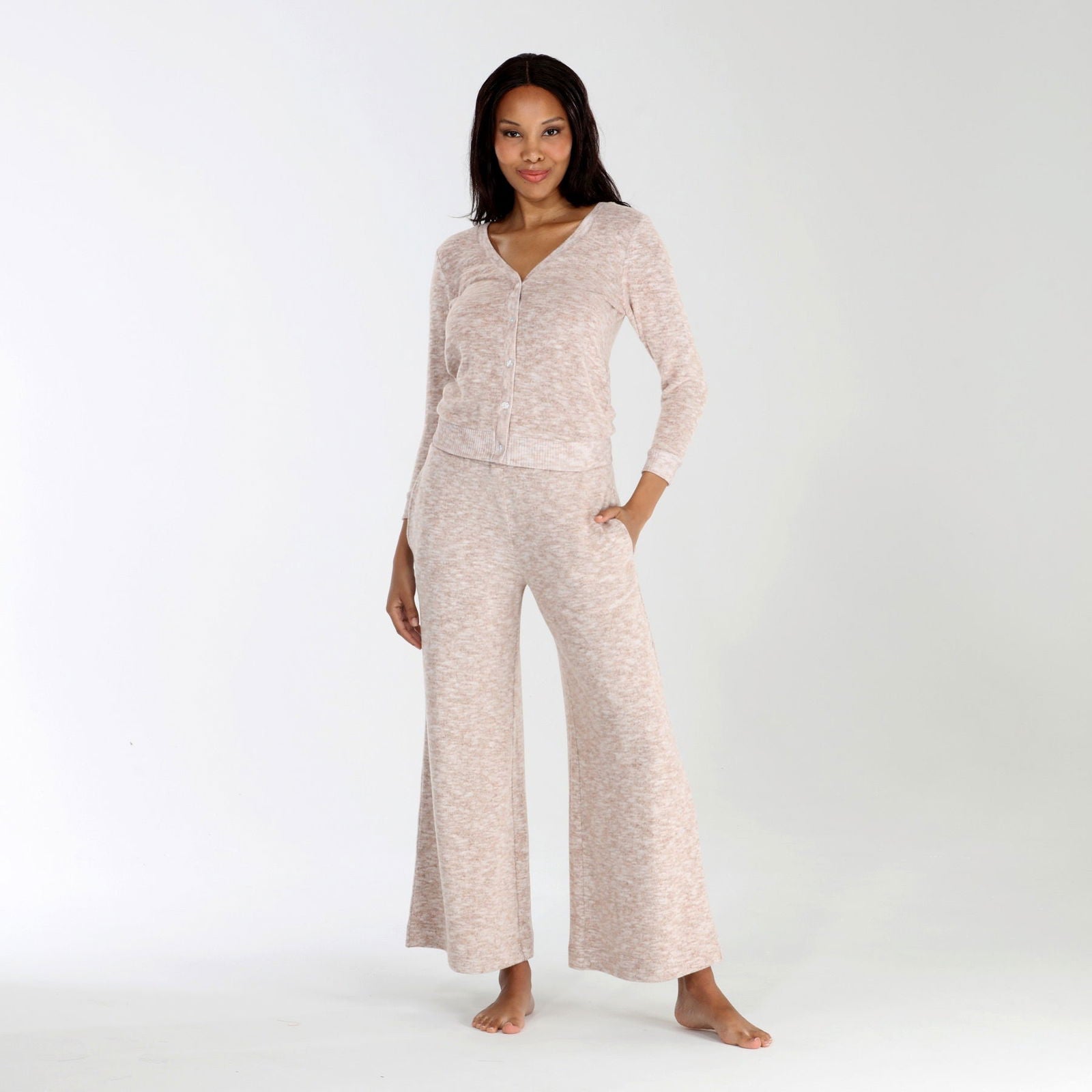 New Moon Lounge Set In Camel - Loungewear - X-Large